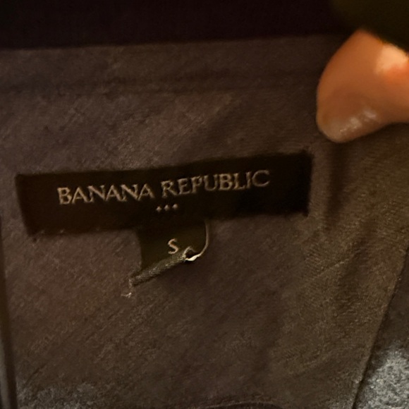 Banana Republic Charcoal Gray Long Sleeve Shirt - Picture 2 of 4